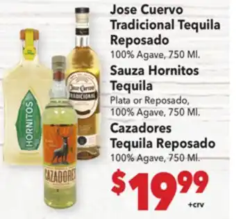 Vallarta Supermarkets Jose Cuervo Tradicional Tequila Reposado offer
