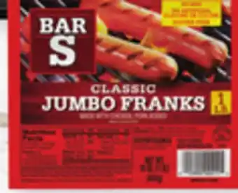 Vallarta Supermarkets Bar S Jumbo Franks offer