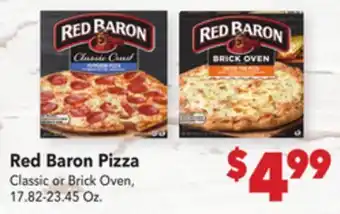 Vallarta Supermarkets Red Baron Pizza offer