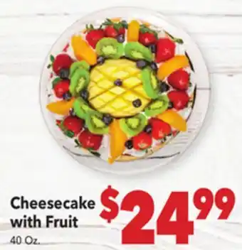 Vallarta Supermarkets Cheesecake with Fruit offer