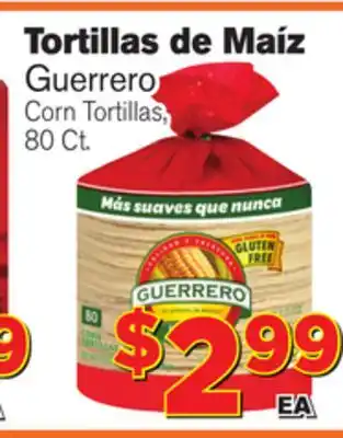 El Super Fresh Guerrero Corn Tortillas offer
