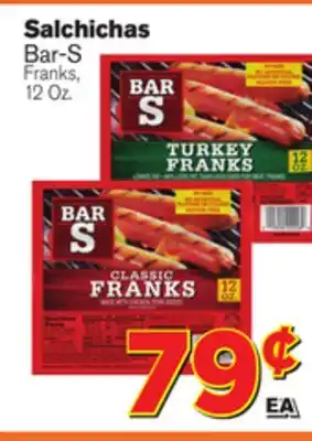El Super Fresh Bar-S Franks offer