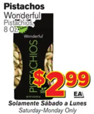 El Super Fresh Wonderful Pistachios offer