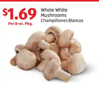 Aldi Whole White Mushrooms offer