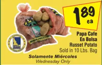 El Super Russet Potato offer