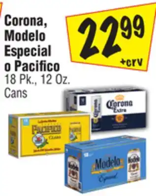 El Super Corona, Modelo Especial o Pacifico offer