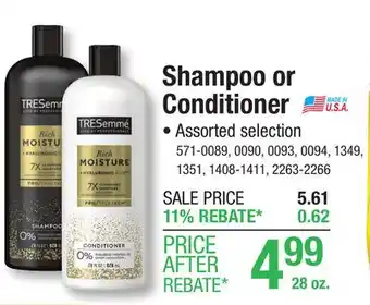 Menards TRESemme Keratin Repair Shampoo - 28 oz offer