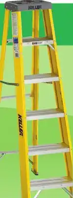Menards Keller 6' Type I Fiberglass Step Ladder - 250 lb. Max offer