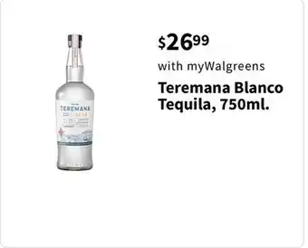 Walgreens Teremana Blanco Tequila, 750ml offer