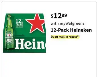 Walgreens 12-Pack Heineken offer