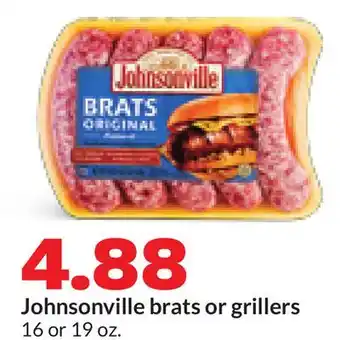 Hy-Vee Johnsonville brats or grillers offer