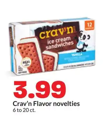 Hy-Vee Crav'n Flavor novelties offer