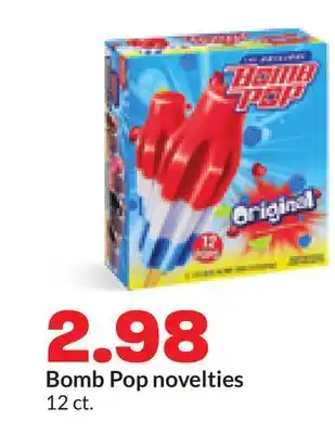 Hy-Vee Bomb Pop novelties offer