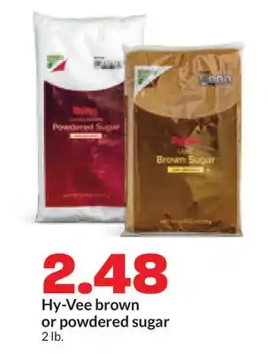 Hy-Vee Hy-Vee brown or powdered sugar offer