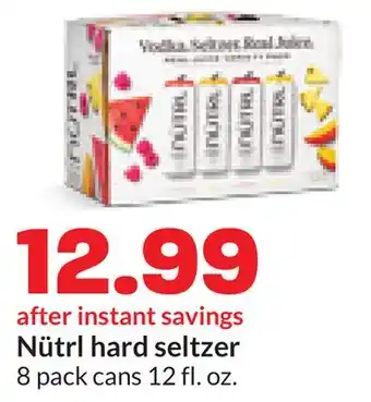 Hy-Vee Nütrl hard seltzer offer