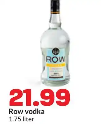 Hy-Vee Row vodka offer