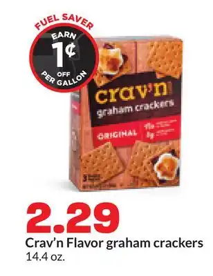 Hy-Vee Crav'n Flavor graham crackers offer