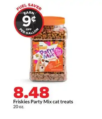 Hy-Vee Purina Friskies Party Mix cat treats offer