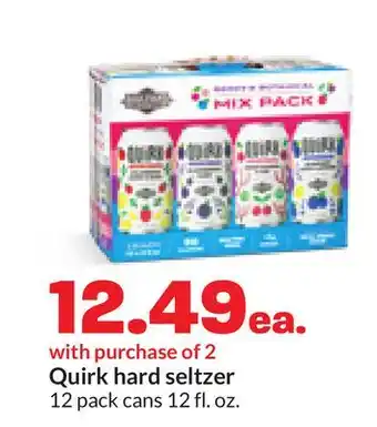 Hy-Vee Quirk hard seltzer offer