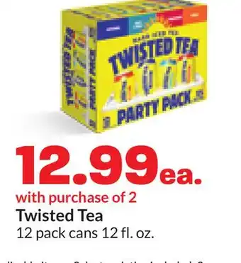 Hy-Vee Twisted Tea offer