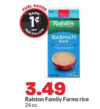 Hy-Vee Ralston Family Farms rice offer