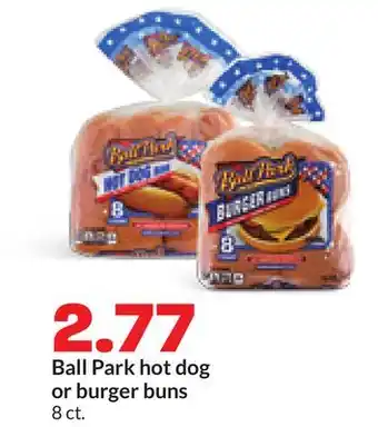 Hy-Vee Ball Park hot dog or burger buns offer