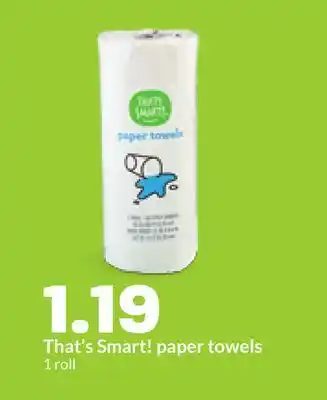 Hy-Vee That's Smart! paper towels offer