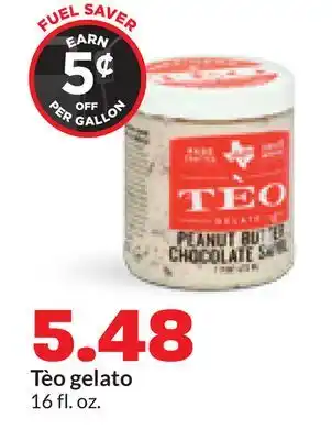 Hy-Vee Tèo gelato offer