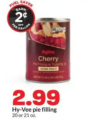 Hy-Vee Hy-Vee pie filling offer