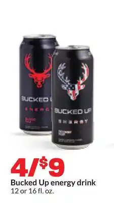 Hy-Vee Bucked Up energy drink offer