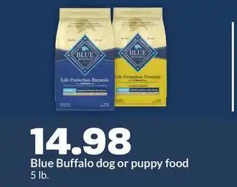 Hy-Vee Blue Buffalo dog or puppy food offer