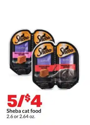 Hy-Vee Sheba cat food offer
