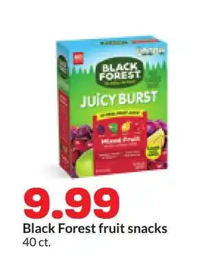 Hy-Vee Black Forest fruit snacks offer