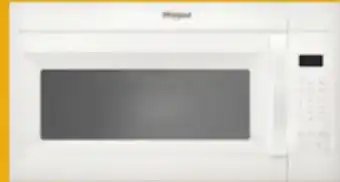 Menards Whirlpool 1.7 cu.ft. White Over-the-Range Microwave offer