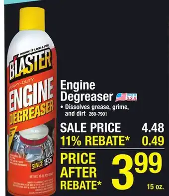 Menards B'laster Heavy-Duty Engine Degreaser - 15 oz offer