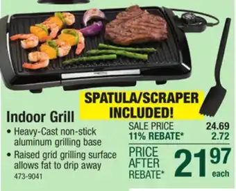 Menards Presto Cool Touch Electric Indoor Grill offer