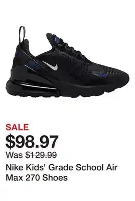 Dick's Sporting Goods Nike Kids' Grade School Air Max 270 Shoes offer