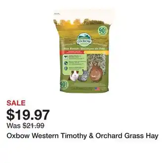 Petsmart Oxbow Western Timothy & Orchard Grass Hay offer