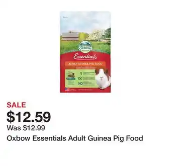 Petsmart Oxbow Essentials Adult Guinea Pig Food offer