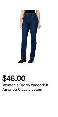Women's Gloria Vanderbilt Amanda Classic Jeans