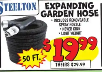 Ollie's EXPANDING GARDEN HOSE offer