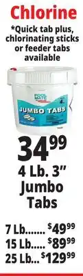 Ocean State Job Lot Chlorine offer