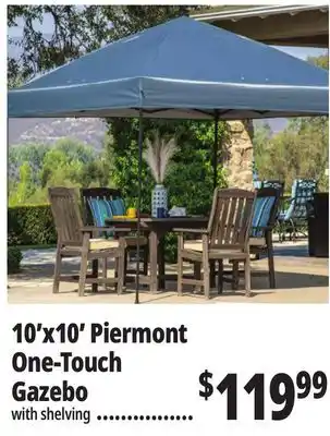 Ocean State Job Lot Piermont 10'x10' One-Touch Instant Gazebo offer