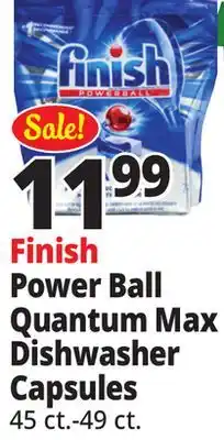 Ocean State Job Lot Finish Powerball Quantum Automatic Dishwasher Tabs 45 Count offer