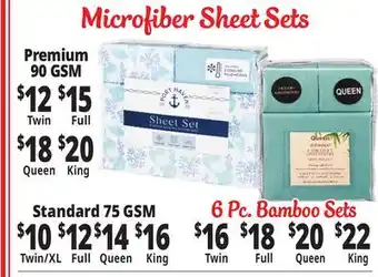 Ocean State Job Lot Microfiber Sheet Sets offer