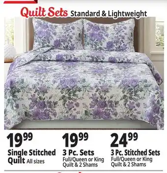 Ocean State Job Lot Quilt Sets offer
