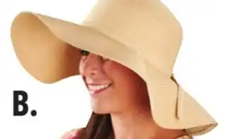 Ocean State Job Lot Wide Brim Straw Fedora offer