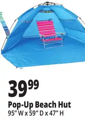 Ocean State Job Lot Instant Pop-Up Beach Tent offer