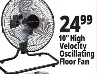 Ocean State Job Lot Penguin 10 High Velocity Desk Fan offer