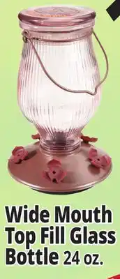 Ocean State Job Lot Perky Pet Top Fill Glass Hummingbird Feeder 24 oz offer